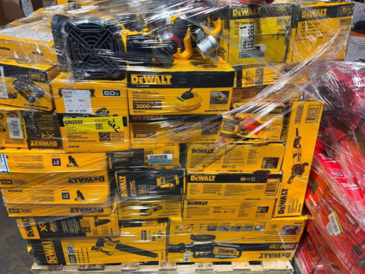 DeWalt Tools Liquidation Pallet – Wholesale Tool Inventory
